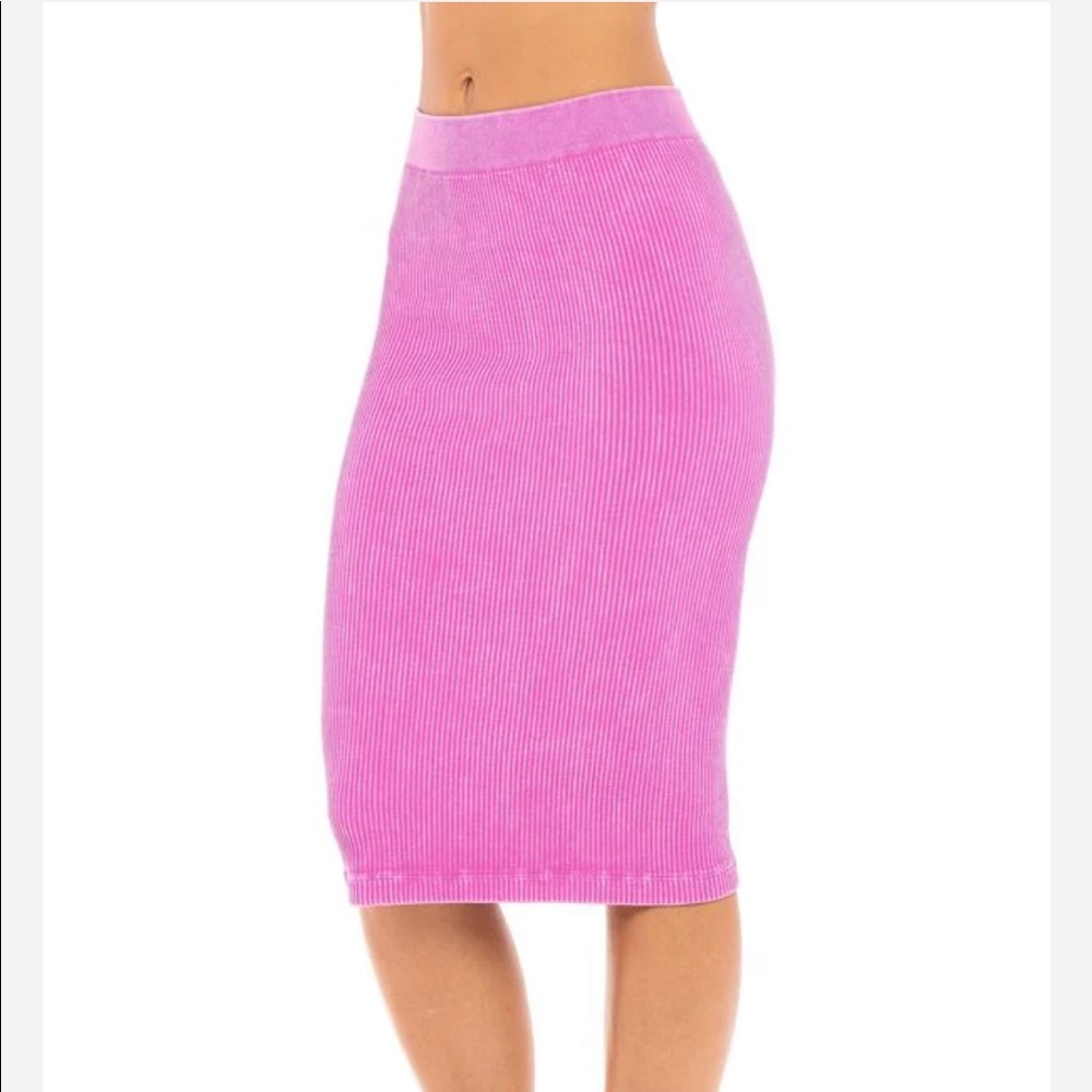 Maya’s Place NYC Ribbed midi skirt, one size fits most